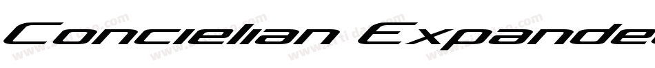 Concielian Expanded字体转换